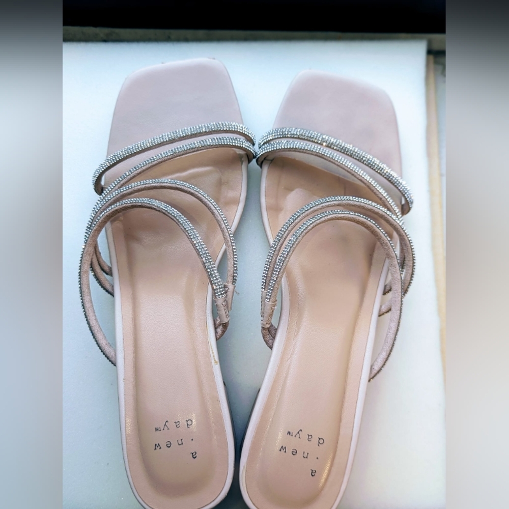 Womens Elegant Mauve Strappy Heel